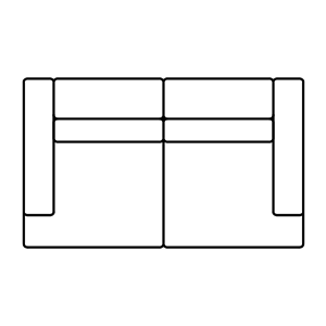 SOFA 150 Z BOKAMI